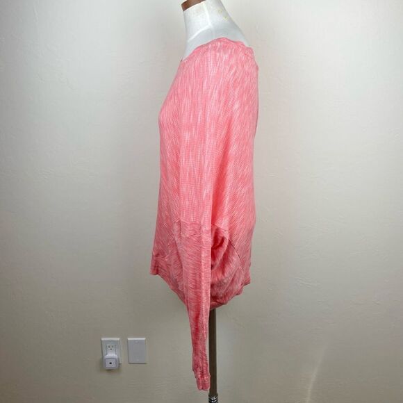 Anthropologie Asymmetric Pink Space Dye Sweater - Picture 4 of 6